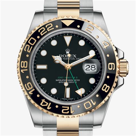 rolex gmt acciaio e oro vetro plastica|Rolex GMT.